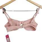 Xhilaration  Pink‎ Shimmer Bikini Top Swimsuit Adjustable Straps XS Photo 2