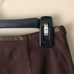 Moschino | Brown Velvet Trim Pencil Skirt Photo 2