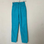 Free People X Ragged Priest jumbo Corduroy Dad Jeans TURQUOISE size 24 Photo 6