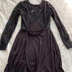 Divided  size 12 black longe sleeve lace dress Photo 7