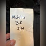 Betsey Johnson Vintage  Y2K 90’s Black Burgundy Velvet Metallic Dress Size S NWT Photo 13