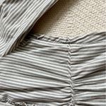 J.Crew  Pinstripe Long Sleeve Peasant Babydoll Blouse Photo 4