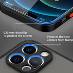 Ultra Slim Lightweight Protective iPhone 12 Pro Case Black Photo 2