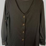 Women's High Low Button Photo 0