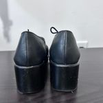 Aerosole Endearing black leather Lace up Chucky heel shoes women's size 7 Photo 4