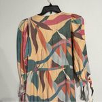 Boamar Zain Collage Leaves Cover Up Dress Size Medium Pink Photo 10