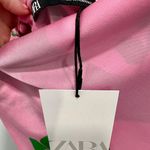 ZARA Satin Effect Print Dress Photo 4