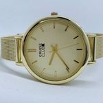 CRUISE CLUB ladies gold tone dial mesh band 33mm new battery Photo 0