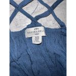 Tank top blouse Cami Embroidered Top Blue Size XS Photo 1