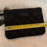 Coach Mini Monogram Black Clutch Card Wallet Wristlet Photo 14