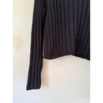 American Eagle NWD  Ribbed Chenille Mock Neck Cropped Sweater Women’s Size Large Photo 3