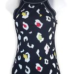 Cache Black Sleeveless Tank Top Cheetah Animal Print Size Small Photo 0