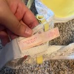 Victoria's Secret  Angels Lined Demi yellow rhinestone embellished bra Photo 3
