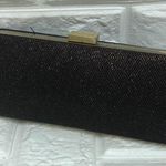Unlisted  bronze glitter & gold clutch oval purse 8.5”‎ x 3.5” Photo 0