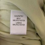 Aakaa Maxi Dress Wrap Green White Floral Print Tie Waist Tiered Skirt Size S Photo 8