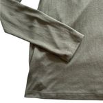 Athleta Waterfall Top Olive Lightweight Long Sleeve Twist Open Back NWT Size S Photo 3