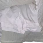 Mario Serrani Women's Comfort Stretch Short Skort Green White Stripes Pockets Photo 4