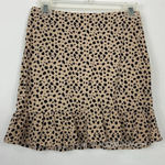 Lottie Moss Pacsun  Cheetah Print Ruffle Skirt‎ Size Small Photo 0