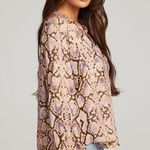 Chaser Denver Python Print Blouse Photo 1