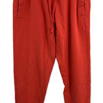 La Detresse Sweatpants Dark Pink Drawstring Waist Cuffed Ankles Medium New Photo 0