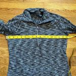 Athleta Women’s XXS Heathered Gray Long Sleeve Mock Neck Zip Athletic Top Photo 1