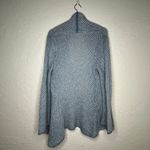 Wooden Ships  Women's Blue White Mohair Blend Waterfall Cardigan Sweater M/L Photo 1