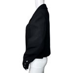 Uli Richter Specia Blazer Womens Large 42 Jacket Preppy Office Business Party Black Photo 2