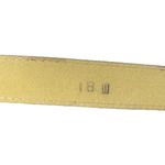 Women’s Size 18W Black Vegan Leather Belt with Silver Buckle Photo 3