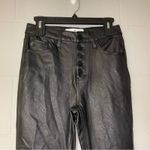 KanCan Joan High Rise Faux Leather Bootcut Pants Women’s Size 7/27 Leather Pants Black Photo 3