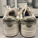 Reebok Women's Club C Double Tennis Sneaker White/Cheetah Size 8 Photo 2