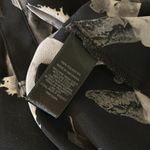 EXPRESS Size M Semi Sheer Feather Button Down Shirt Photo 13