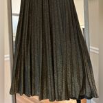 None Elegant Pleated Antique Bronze MIDI Pleated‎ Skirt Size Medium Photo 3