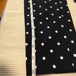 Versona  Black and White Polka Dot Straight Leg Pants Photo 4