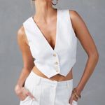 VICI  | Right On Cut Cropped Vest Photo 0