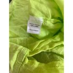 Flax  lime green tank large linen scoop neck Photo 4