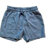 Old Navy Mount Shasta Soft Fashion Blue Comfy Shorts Womens Medium Photo 0
