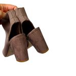 Steve Madden  Booties Womens Size 8 Tan Open Toe Block Heel Ferris Boots Photo 5