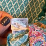 Urban Coco Size LARGE Turquoise Print BOHO Dress Tunic Photo 12