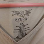 Hybrid Apparel Peanuts Size 0X Cotton Polyester Snoopy Woodstock Cartoon Tshirt Photo 5
