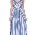 Anthropologie Coco + Jaimeson Cotton Linen Jumpsuit Cutout Romper Wide Leg Photo 1