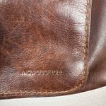 Jack Georges Tuscana Classico Crossbody Hobo Bag Purse Cherry Brown Leather Photo 2