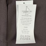 Eileen Fisher  Silk Stretch Georgette Luxe Trouser Pants Wide Leg Minimalist Sz M Photo 1