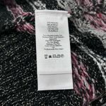 Eddie Bauer Women’s black pink stripe knit duster sweater vest size xl Photo 6