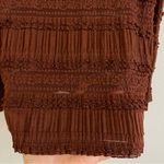 ByTimo Rust Brown Ruffle Lace Long Sleeves Western Photo 4