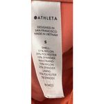 Athleta Space Dye Orange Run With It Textured 3.5" Shorts Women's Size Small Photo 8