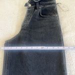 AGOLDE Echo Taper Jean Flip Waistband Zephyr Wash Black Size 27 NWT Photo 6