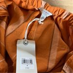 Lucky Brand NWT Blake Orange Strip Tie Back Wide Leg Jumpsuit M Photo 8