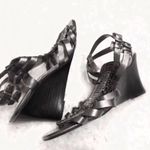 Vince Camuto Brianne pewter metallic strappy gladiator wedge sanda… Photo 3