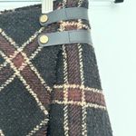 Urban Outfitters  Plaid Black Motif Wrap Skirt Huntley Wool Wrap SP Photo 6