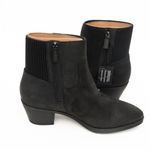 Vionic - Shantelle Black Waterproof Nubuck Leather Ankle Boots - Wide Width Photo 10